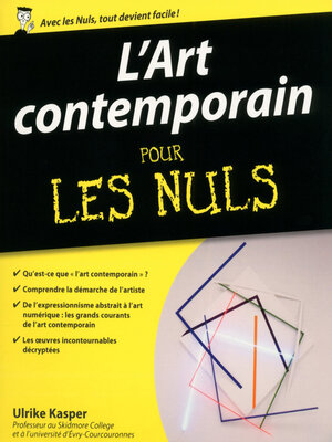 cover image of L'Art contemporain Pour les Nuls